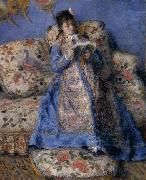 Camille Monet reading, Pierre Auguste Renoir